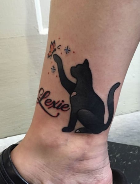 Cat Name Tattoo