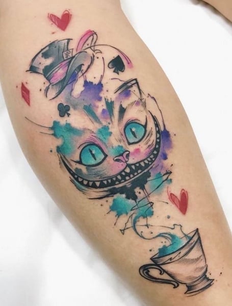 Cheshire Cat Tattoo 