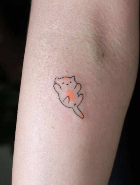 Cute Cat Tattoo