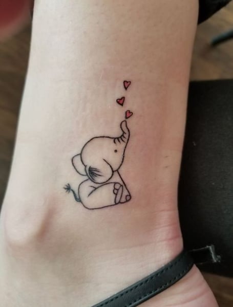 Cute Elephant Tattoos