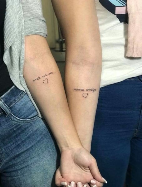 Cute Friendship Tattoo
