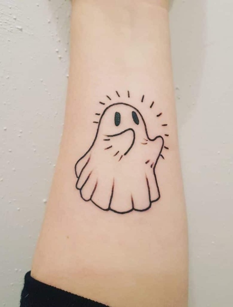 Cute Ghost Tattoos