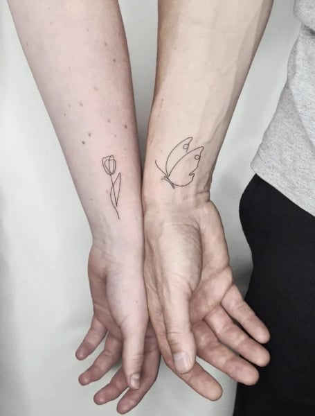 Cute Matching Tattoos (1)