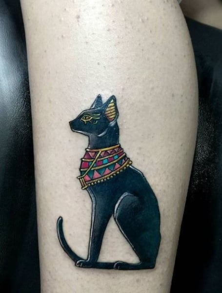 Egyptian Cat Tattoo