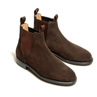 Elfvik Dark Brown Suede