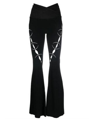 Farfetch Cut Out Trousers