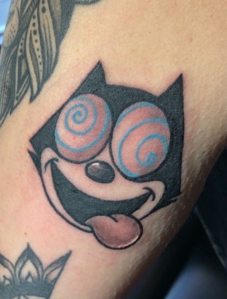 Felix The Cat Tattoo