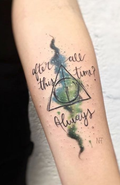 118 Harry Potter Tattoos For Ultimate Fans Of The Wizarding World  Bored  Panda