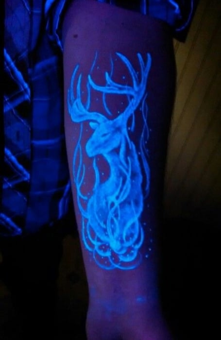 Harry Potter Black Light Tattoo