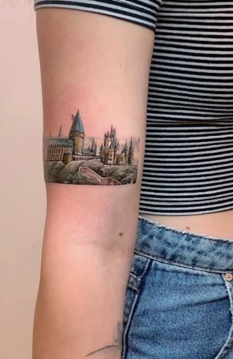 Harry Potter Castle Tattoos (1)