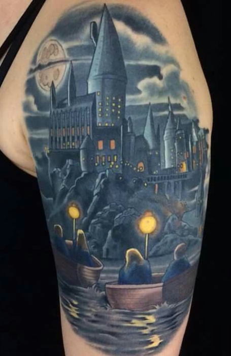 Harry Potter Castle Tattoos