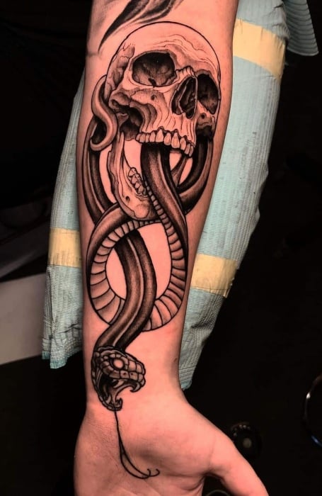 Harry Potter Death Eater Tattoo (1)