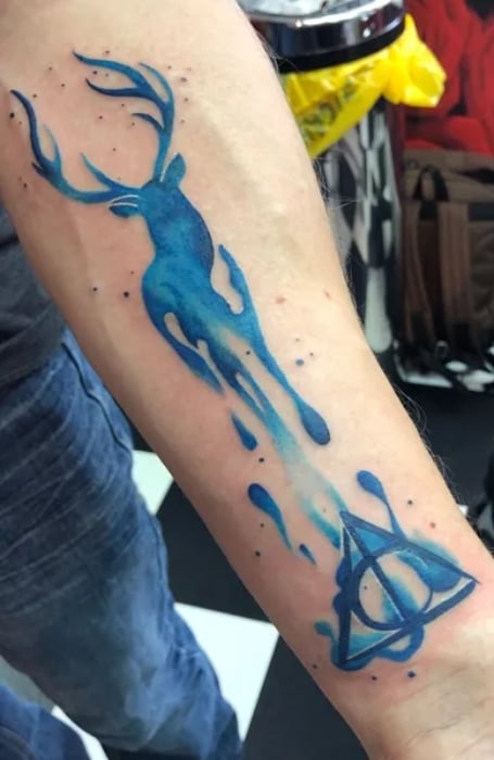 Harry Potter Forearm Tattoo (1)