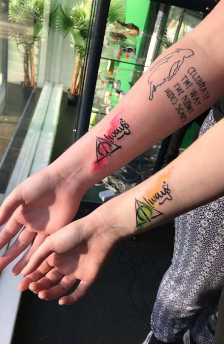 Harry Potter Sibling Tattoos (1)