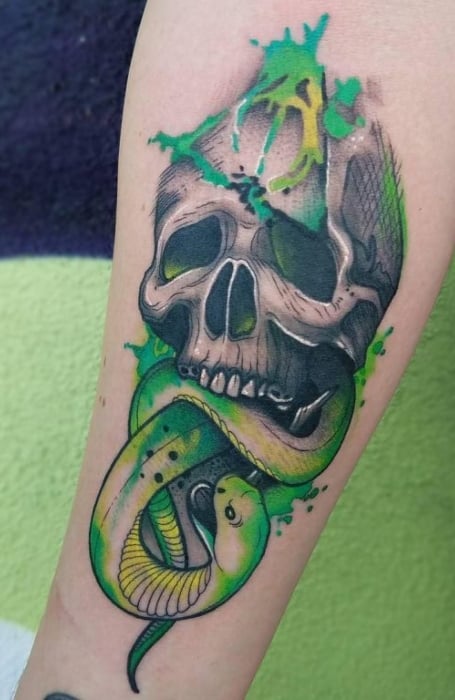 Harry Potter Snake Tattoo