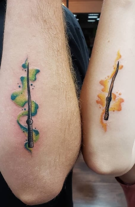 Matching Harry Potter Tattoos