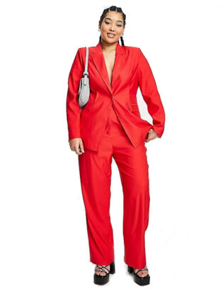 Red Curve Suit