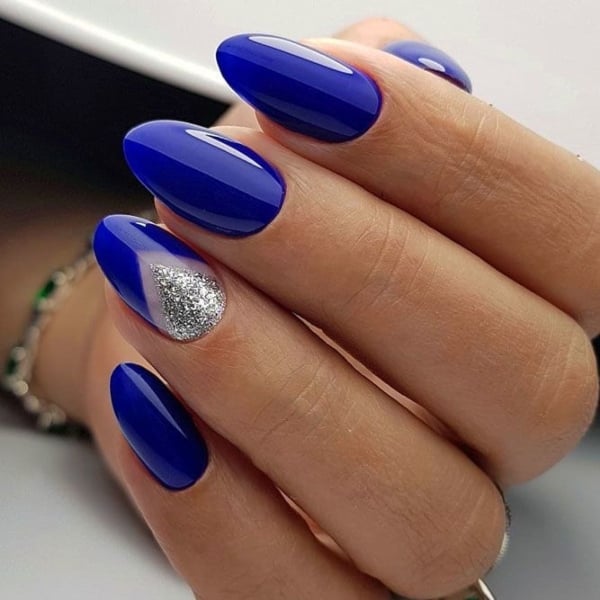 Royal Blue Gel Nails