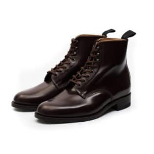 Sanders Japan Picusa Military Derby Boot Burgundy 1386r