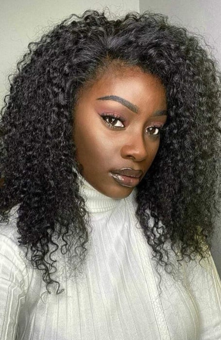 Shoulder Length Curly Weave (1)