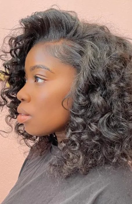 Shoulder Length Curly Weave