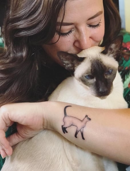 Siamese Cat Tattoo 