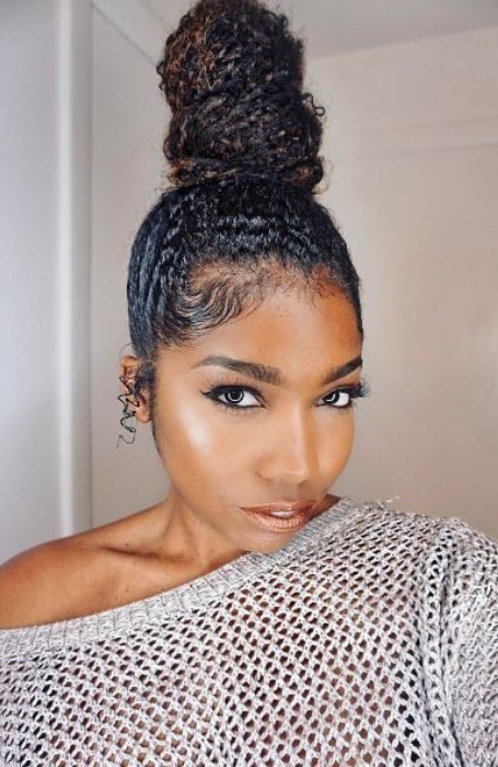 Top Knot Weave (1)