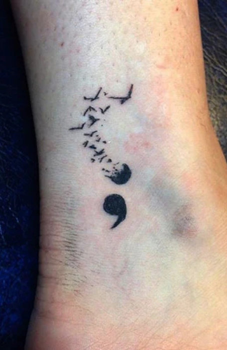 Unique Semicolon Tattoo (1)