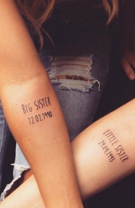 Unique Sister Tattoos