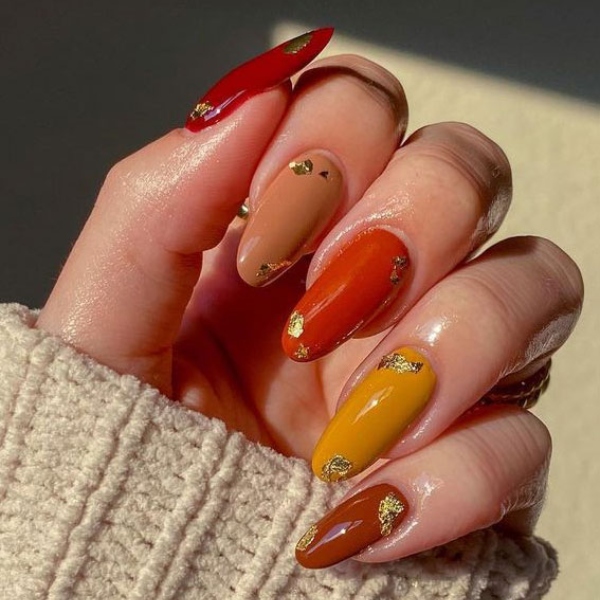 Acrylic Thanksgiving Nails (1)