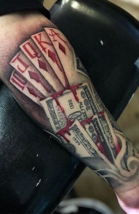 Money Tattoos  102 Finest Designs For Men That Look Astonishing