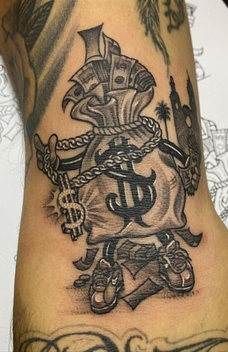 money tattoos drawings