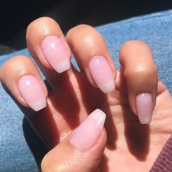 Clear Dip Nails