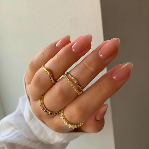 Clear Nude Nails