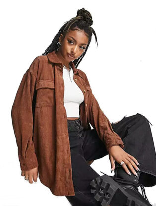 Cord Grunge Shacket