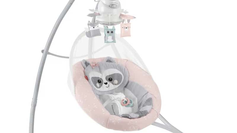 Fisher Price Baby Raccoon Swing