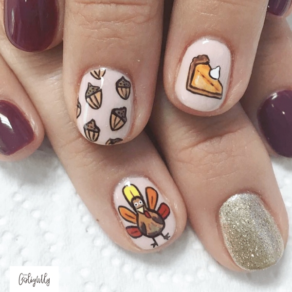 Food Inspired Thanksgiving Nails (1)