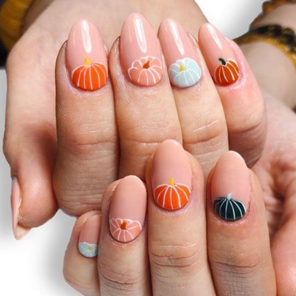 Food Inspired Thanksgiving Nails