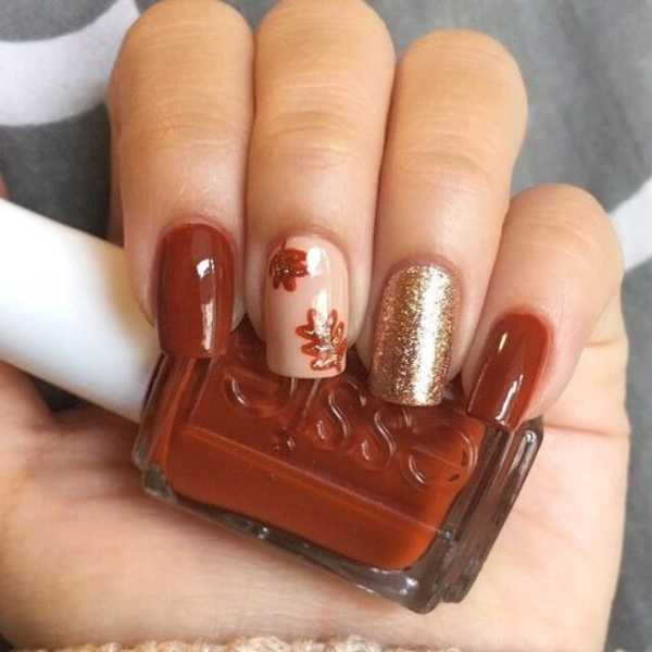 Gel Thanksgiving Nails (1)