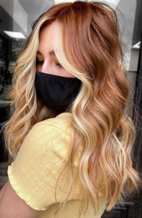 Ginger Hair With Blonde Front Pieces