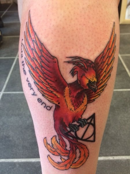 Harry Potter Phoenix Tattoo (3)