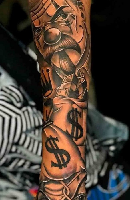 60 Badass Money Tattoo Designs  Meaning  The Trend Spotter