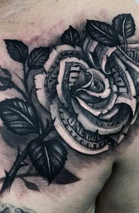 Tip 92+ about money rose tattoo super hot .vn Tip 92+ about money rose tattoo super hot .vn