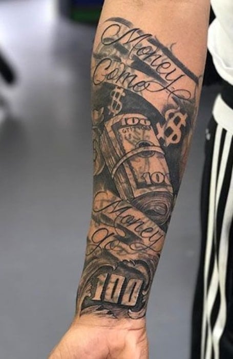 Money Half Sleeve Designs