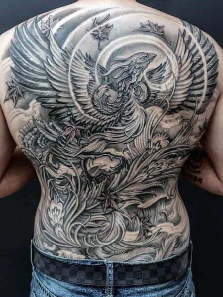 Phoenix Back Tattoo1 (1)