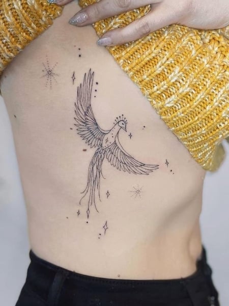 Phoenix Bird Tattoo (1)