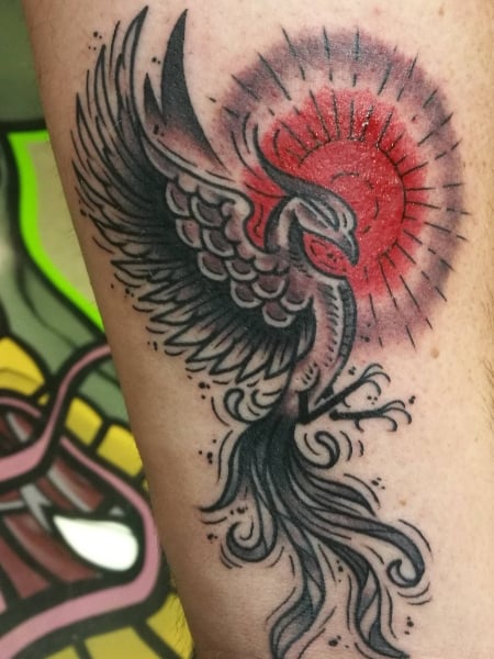 Phoenix Sun Tattoo