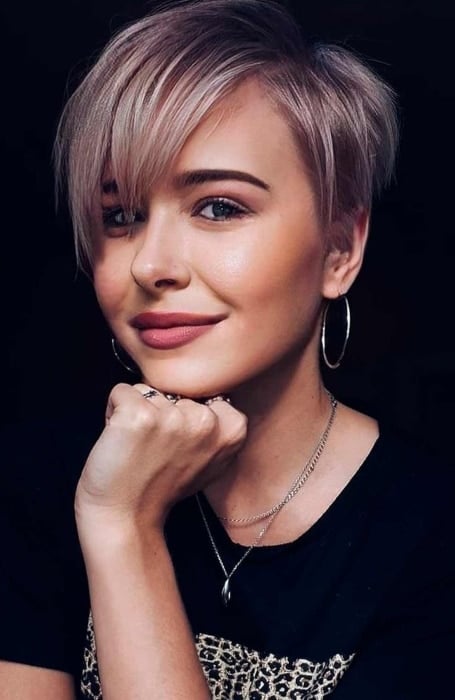 Pixie Bob Haircut For Oval Face (1)