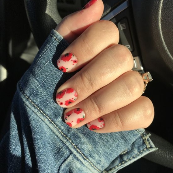Red Aspen Nails