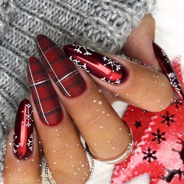 Red Christmas Nails